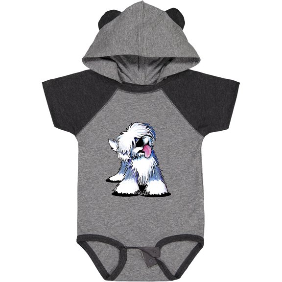 Inktastic Old English Sheepdog Boys or Girls Baby Bodysuit