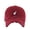 Maroon, variant on Cat with Heart Vintage Baseball Cap Embroidered Cotton Adjustable Distressed Dad Hat Maroon