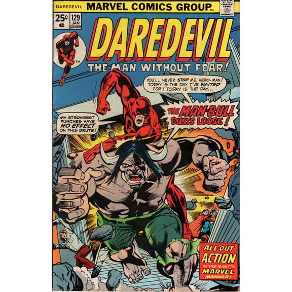 Daredevil #129 VF ; Marvel Comic Book