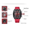 thumbnail image 2 of LOVEVER Crane Watch  Curren 8442 Men‘S Quartz Watch Six-Pin Multi-Functional Waterproof Wristwatches, 2 of 5