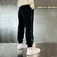 thumbnail image 5 of Glisme Boys Pants Kids Joggers Sweatpants For Boys Comfort Athletic Casual Pant Elastic Sporty Pants For Children Youth Black Lightweight Trousers Size 4-5 Years, 5 of 9