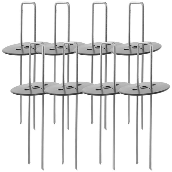 FESTFENDS U Shaped Garden Ground Pegs for Tarps Securing 20 Sets 15x3cm