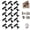 (15PCS), variant on Adjustable Plastic Fixed Matched Hardware, Quick Release Roman Column Connector Siding, Snap in Quick Release Wall Panel Fastener Fixing Clip, Great for DIY Enthusiasts (5PCS)