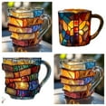 thumbnail image 2 of Painted Book Mug: Painted Book-Shaped Coffee Mug, 2 of 2
