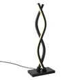 thumbnail image 1 of Artika Wavey Modern Table Lamp, Black, 1 of 5