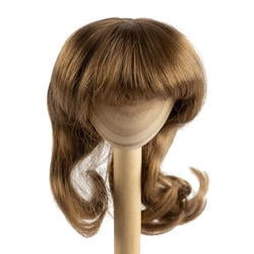 Monique Synthetic Mohair Ginger Brown Lizzy Doll Wig