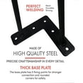 thumbnail image 3 of Elegantes patas de horquilla de satén negro, calidad industrial para muebles modernos de mediados de siglo, mejore su espacio vital con estas versátiles patas de mesa de metal, 3 of 5