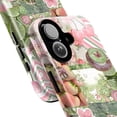 thumbnail image 2 of Cute Pastel Collage Phone Case, Floral and Fruit Pattern Artistic iPhone Cover, Motivational Protective Case for iPhone 16 15 14 13 12 11 Pro Plus Mini, 2 of 6