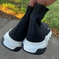 thumbnail image 2 of Balenciaga Speed Runners Sock Black/White Heel, 2 of 4