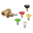 thumbnail image 2 of Accesorios para Lavadora a Presión 5 Boquillas de Pulverización con Acoplador Giratorio de Conexión Rápida 1/4 Pulgadas 4500 PSI Perfecl, 2 of 7
