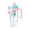 #0070-Pink, variant on Kieccall Large Handle Straw Cup, Plastic Daily Mug 40.6 fl oz High Appearance Design for Home Fruit Juice Mixed Drink Use