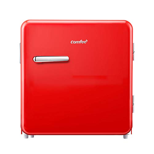 Comfee 1.6 Cubic Feet Solo Series Retro Refrigerator Sleek Appearance
