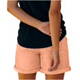 thumbnail image 7 of Womens Jean Shorts Stretchy High Waisted Ripped Denim Shorts with Pockets Trendy Distressed Cut Off Shorts by Yigetop Orange XL, 7 of 7