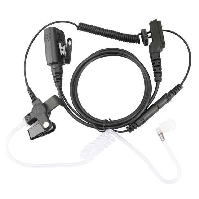 Auriculares Auriculares con micrófono y tubo de aire para Hytera HYT PD700 PD700G PD702 PD705 PD780 PD780G PD782 PD782G PD790EX PT580H Walkie Talkie Inevent TX0607-00
