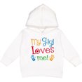 thumbnail image 2 of Inktastic My Gigi Loves Me Grandchild Toddler Hoodie, 2 of 4