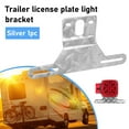 thumbnail image 7 of Anxingo Trailer License Plate Light Bracket Aluminum Plate Light Mount Holder Fit for Mount Camper Car RV Truck, 7 of 7