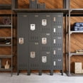 thumbnail image 6 of KAER Metal Locker with 5 Doors 66“ Storage Locker for Employees andstudent with Card Slot Lockable Steel Locker for School Gym Home Office Staff, 6 of 7