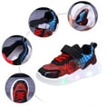 thumbnail image 4 of newwalpole Kids Light Up Shoes Toddler Boys Girls LED Luminous Running Trainers Cartoon Mesh Breathable Sports and Walking Sneaker Red for Size 11.5, 4 of 6