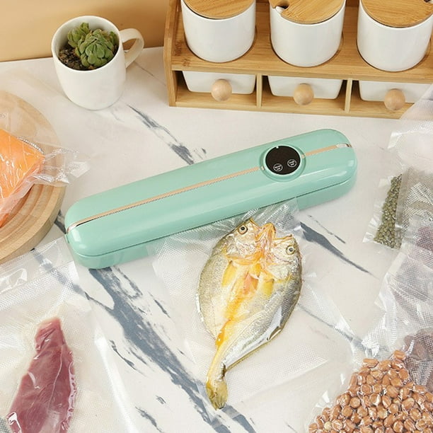 Selladora al vacío, máquina selladora al vacío Food Protector, selladora al vacío automática para conservación de alimentos, sistema de sellado y envasado, para alimentos frescos y almacenamiento de