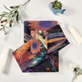 thumbnail image 6 of 3 Piece Bath Towels Set Bath Towel, Hand Towel and Face Towel for Bathroom, Gym, Hotel Fox Skull, 6 of 8
