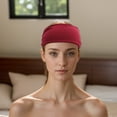 thumbnail image 6 of Unique Bargains 1 Pc Comfortable Headband Pure Color Wide Headband for Sport Red, 6 of 6