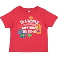 thumbnail image 3 of Inktastic In a World You Can Be Anything Be Kind Autism Awareness Boys or Girls Toddler T-Shirt, 3 of 5