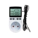 thumbnail image 1 of Temperature Controller 16a 230v Large Screen Lcd Display Digital Thermostat Socket Outlet For Heat Mat, 1 of 5