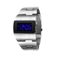 thumbnail image 1 of Reloj digital LED Minnieouse Luz azul plateada, 1 of 6