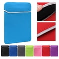 thumbnail image 4 of Colorful Dual Zipper Liner Waterproof Soft Laptop Bag Sleeve Case Cover Briefcase Notebook Pouch LIGHT BLUE FOR 13-13.3 INCH LAPTOP, 4 of 8