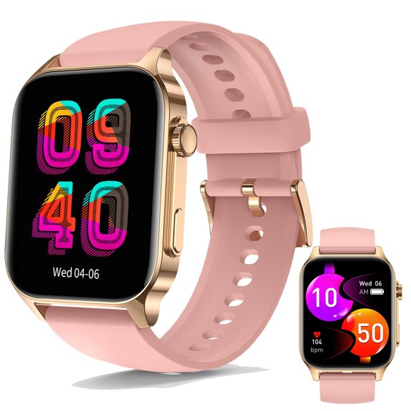 SOUYIE Smart Watches for Women Men,IP68 Waterproof Fitness Tracker, 1.91" Full Touchscreen Smart Watche with Bluetooth Calls/Messages, Multiple Sports Modes Smartwatch for Android iOS iPhone