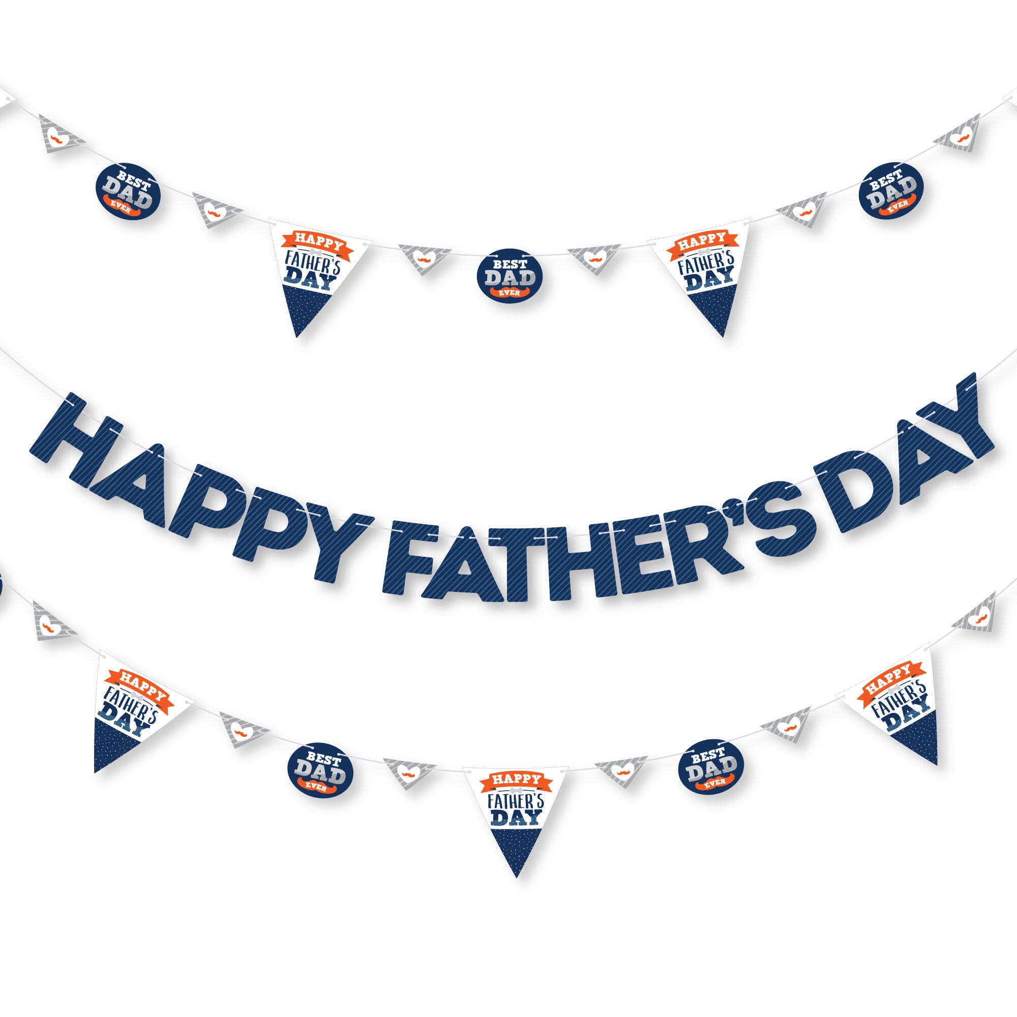 Happy Fathers Day Decorations We Love Dad Banner Worlds Best Dad Banner Backdrops for Photography Fathers Day Garlands for Dad Birthday Party Supplies 