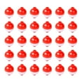 thumbnail image 1 of 30pcs Fishing Bobbers 1.25 Inch Snap on Float Red and, 1 of 7