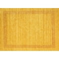 thumbnail image 1 of Ahgly Company Machine Washable Indoor Rectangle Contemporary Deep Yellow Area Rugs, 2' x 4', 1 of 7