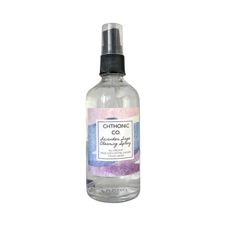 Chthonic Co. Lavender Sage Crystal Moon Energy Clearing Spray 4oz