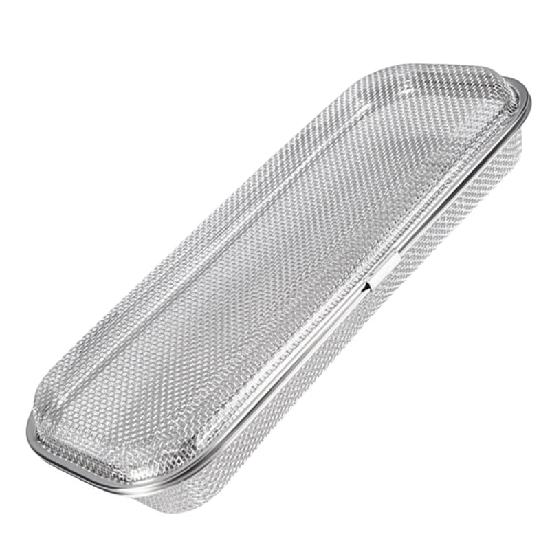 2X Dishwasher Basket, Stainless Steel Dishwasher Silverware Basket, Dishwasher Utensil Basket Rectangular Mesh