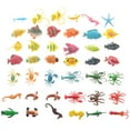 thumbnail image 1 of Modèle d'Animal Marin Jouet 40 Pcs Mini Simulation Modèle d'Animal Marin Figures d'Animaux Océaniques Formes Différentes pour Enfants (Couleur Mixte), 1 of 8