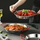 thumbnail image 5 of Sartén para cocinar paella, sartén de acero inoxidable para parrilla, utensilios de cocina para paella con mango anti-escaldaduras para servir de 3 a 5 personas, cocina casera, restaurante [Clase, 5 of 7