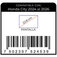 thumbnail image 2 of Mica de Nano Cristal Flexible para Pantalla de Honda City 2024 al 2026, 2 of 5