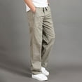 thumbnail image 2 of WEAIXIMIUNG Pantalon Cargo d'Hiver pour Hommes Grande Taille avec Poches et Lacets, 2 of 6
