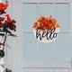 thumbnail image 4 of Guirnalda de bienvenida de 30 cm, decoración de adornos para pared del hogar, inauguración de la casa Tablero blanco del otoño, 4 of 7