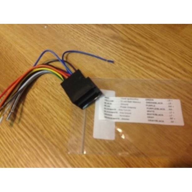 Peterbilt Semi Trucks Car Stereo Iso Din Wiring Harness Plug And Play Walmart Com Walmart Com