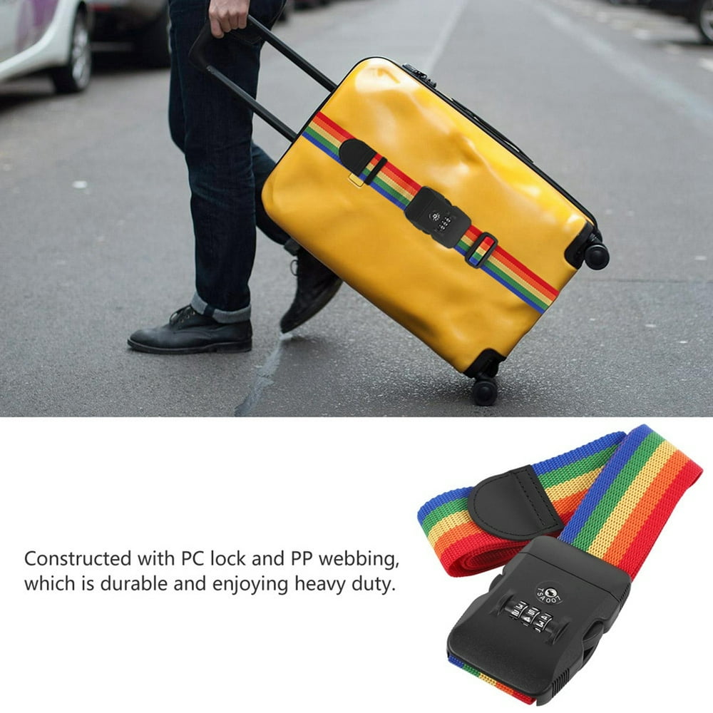 OTVIAP OTVIAP Luggage Strap Cross Straps Travel Suitcase Belt TSA Combination Lock , Suitcase
