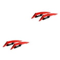 thumbnail image 4 of Transemion Plastique Aérodynamique Aile Spoiler Moto avant Côté 250SR Autocollant Moto Durable Rouge 2Set, 4 of 6