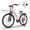 V80 Pink, variant on Movcan V80 1000W Electric Bike for Adults, 28MPH & 70 Miles Range, 26" City Cruiser Ebike with 48V 13Ah Removable Battery, 7-Speed Dual Disc Brake Mountain Commuter E-Bike