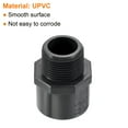 thumbnail image 4 of Uxcell Pipe Fitting 1/2NPT Male Thread 1/2" Socket Straight Connector, Gray 4 Pack, 1"x1NPT 3, 4 of 5