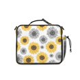 thumbnail image 3 of Daisy Pioneer Flower and Sunflowers Insulated Lunch Bag with Shoulder Strap and Bottle Holder,Bento School Lunch Bag Box,11x9.5x3.5 Inches, 3 of 5