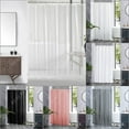 thumbnail image 4 of Anti Mold & Mildew Basic Lightweight PEVA Shower Curtain Liner - Assorted Colors, 4 of 14