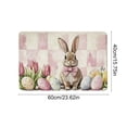 thumbnail image 3 of Linnome Easter Anti-Slip Floor Mat Soft Absorbent Rug for Indoor Kitchen Bathroom Living Room Spring Festival Home Decor Supply, 3 of 6