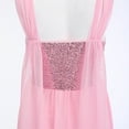 thumbnail image 2 of IBTOM CASTLE Women Sleeveless Sequin Elegant Lyrical Dance Long Dress Ballet Flowy Chiffon Mesh Tulle Skirt Dance Wear L Pink, 2 of 8