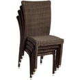 thumbnail image 4 of Amazonia Abaco 6-Person Resin Wicker Patio Dining Set With Eucalyptus Table, 4 of 6